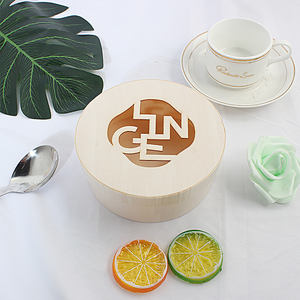 Scatola di legno rotonda scatola di formaggio in legno scatola di caramelle paglia di legno direttamente in vendita - Product Image 2