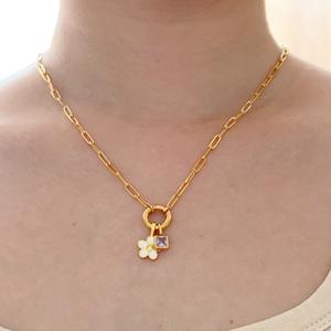 Coloré 12 pierre <span class=keywords><strong>de</strong></span> <span class=keywords><strong>naissance</strong></span> pendentif bricolage accessoire collier délicat mode femmes <span class=keywords><strong>naissance</strong></span> pierre carré coloré Zircon pendentif collier - Product Image 3