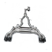 MPER pour BMW X3M X4M F97 F98 S58 3.0, échappement arrière à soupapes en acier inoxydable, design à tube unique de 3,5 pouces, son agressif, télécommande