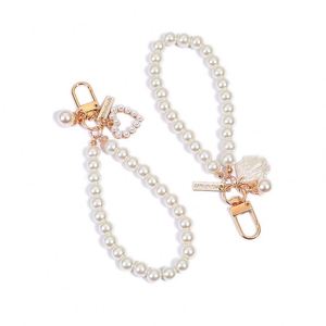 En gros, Porte-clés créatif en perle d'amour, édition coréenne, pendentif de sac rétro en perle de coquillage, accessoires de suspension pour écouteurs - Product Image 6