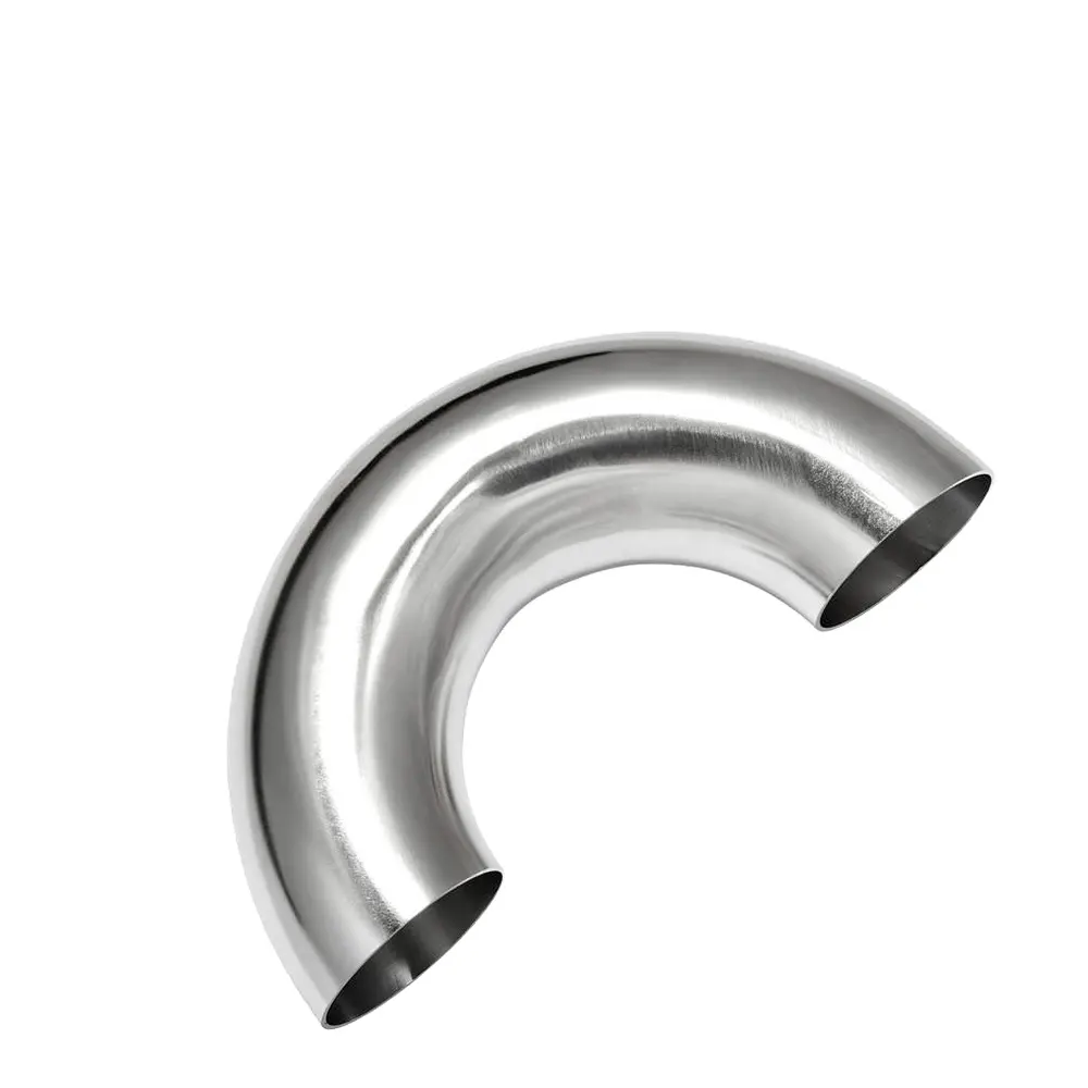 Sanitary Fitting Stainless Steel SS304 SS316L Butt welded U Shape Bend 180 Degree Pipe Elbow BPE 1"-4"