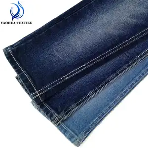 K112-1 fornitore Della Cina non stretch di cotone poliestere tessuto denim per i jeans