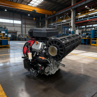 Motor de Gasolina de Dos Cilindros de 27 kW y 40 HP, Refrigerado por Aire Forzado, 999 cc, 2.4 L de Capacidad de Aceite, para Bombas de Riego Agrícola y Tractores