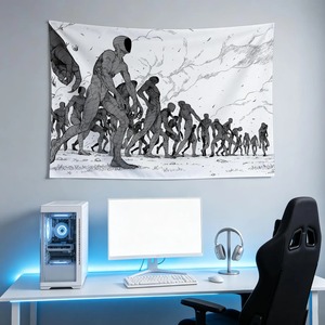 Affiches décoratives d'anime japonais, tapisseries murales sexy de filles <span class=keywords><strong>manga</strong></span> pour la décoration de chambre rétro - Product Image 5
