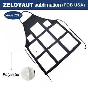 Wholesale Custom Logo Sublimation <strong>Bib</strong> Apron for <strong>Adults</strong> <strong>Funny</strong> DIY Painting Kitchen Panel Cooking Apron with <strong>Adult</strong> Logo - Product Image 2