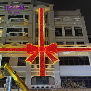 Décoration de Noël en forme de nœud LED pour l'extérieur, idéale pour la décoration des rues pendant les fêtes - Product Image 6