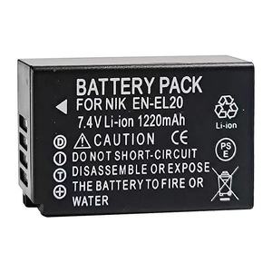 EN-EL20 7.2V 1020mAh Li-ion có thể sạc lại Coolpix <span class=keywords><strong>V3</strong></span> tương thích máy ảnh Pin thay thế 1 J1 1 J2 1 J3 1-năm bảo hành - Product Image 4