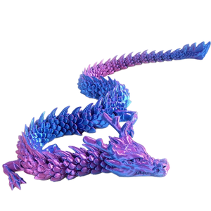 Huevo de Dragón de Plástico Impreso en 3D, Dragón Chino de 30/45/60/75/90 cm, Articulado y Móvil, Decoración de Habitación de Alta Calidad, Dragón para Niños - Product Image 2