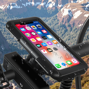 Support de téléphone étanche pour vélo, support de guidon de <span class=keywords><strong>moto</strong></span>, sac de rangement universel pour vélo, scooter, support de téléphone portable - Product Image 2