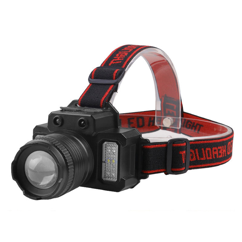 Суперъяркий налобный фонарь с датчиком движения, светодиодный водонепроницаемый фонарь с аккумулятором типа C, белый, красный, синий, уличный аварийный фонарь