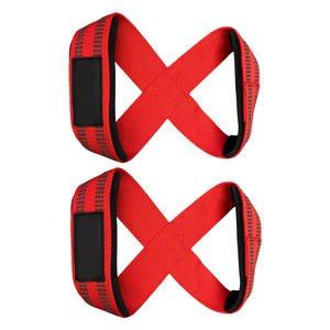 Sangles de musculation en coton rembourrées pour le soutien des poignets, boucles de maintien robustes pour soulevé de terre et haltérophilie, paire - Product Image 2