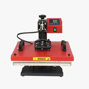 Peralatan mesin cap panas, kaus cetakan transfer panas digital dua tampilan sederhana mesin pres kepala goyang - Product Image 2