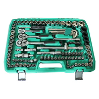Kit d'outils mécaniques de réparation de haute qualité, 151 pièces, clés à douilles, clés à molette