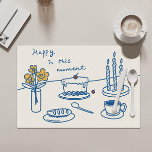 Manteles Individuales de Cuero PVC de 30x45cm, Lavables y Resistentes al Calor, para Uso en el Hogar y Hoteles - Product Image 3