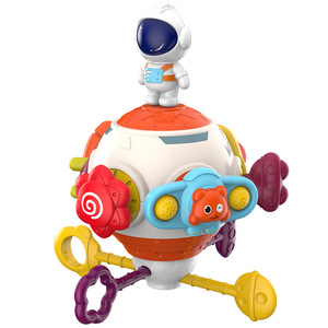 Jouet sensoriel éducatif en plastique 8-en-1 pour bébés (0-3 ans) – Balle d'agitation et d'attraction à suspendre au lit pour l'entraînement de la préhension - Product Image 5