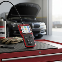 Escáner de Diagnóstico Profesional para Automóviles V302, Lector de Códigos OBD II, Analizador con Pantalla LCD, Conectividad por Cable, 1 Año de Garantía