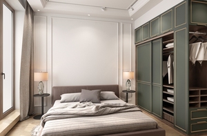 Kelen 2024 Organiseur de garde-robe personnalisé, placard moderne en bois, armoire de chambre à coucher, placards, armoire - Product Image 3