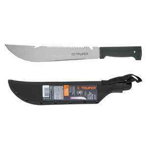 Machete Truper T-460-12XB Rambo de 12' con mango negro y funda - Product Image 2