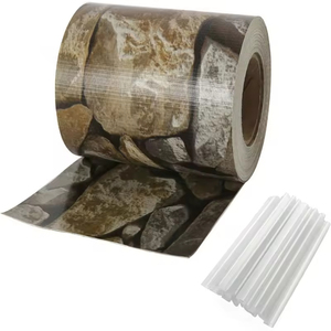 400g PVC Shade <b>Strip</b> Screen Fence Green Garden Privacy Screen with Chemical Pressure Treated Wood for Outdoor Use - Product Image 1