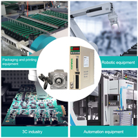 Encodeur magnétique de direction de robot numérique à couple élevé 360° 400w 750w 1kw 3kw Moteur servo AC triphasé et driver pour fraisage CNC