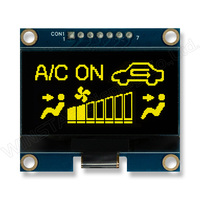 Écran graphique OLED COG de 1,54 pouce 128x64 avec PCB WEA012864AE, température de fonctionnement -40°C ° C+80 ° Instrument industriel C