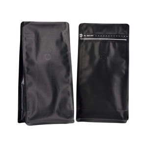 Bolsa Negra con Cierre, Laminada con BOPP, Resellable, de Grado Alimenticio, para Empacar Granos de Café - Product Image 5