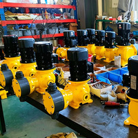 Pompa Dosis Kimia Mekanis Otomatis 0.5 HP OEM Pengolahan Air Pompa Diafragma Pengukur Cairan Industri 1% Metering