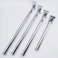 [MSMX] Tubo redondo más vendido con gancho deflector Accesorios de taller avanzados Gancho de exhibición de pared de fideos planos de metal para uso en tienda