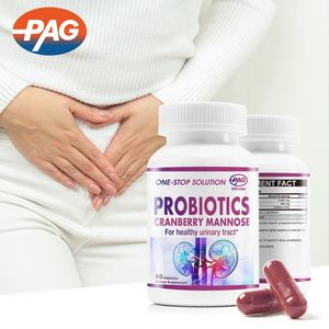 Complément alimentaire à base de canneberge et de probiotiques, capsules pour le soutien des voies urinaires, capsule de probiotiques à la canneberge - Product Image 2