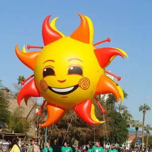 Modelo Decorativo Inflable Flotante de Girasol para Eventos, Muñeco Inflable de Girasol de Dibujos Animados, Flores de Margarita y Rosa Inflables - Product Image 1
