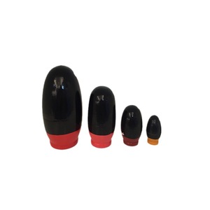 Traje japonés de madera Conjuntos de muñecas de 5 capas de Navidad pintada a mano Santa Nesting Doll Artesanías de Navidad Venta al por mayor Matryoshka - Product Image 5
