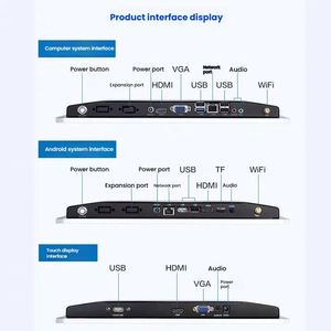 Computadora de 50 pulgadas versión I3 4 + 128G tableta resistente Pc Lcd portátil 4K pantalla táctil <span class=keywords><strong>Monitor</strong></span> de pantalla táctil Industrial - Product Image 4