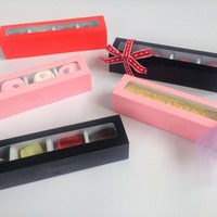 Petite boîte en papier carton de luxe personnalisée pour les bonbons sucrés Emballage en papier couché pour chocolat et aliments Lamination mate pour cadeau