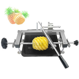 Manuel 304 paslanmaz çelik ananas soyucu ve tart makinesi anmeyve soyma makinesi el ananas cilt sökücü makinesi - Product Image 4