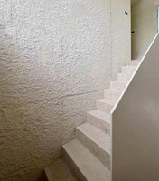 Carreaux de céramique en pierre de granit rugueux à effet d'eau courante, finition mate résistante aux acides, travertin pour murs extérieurs