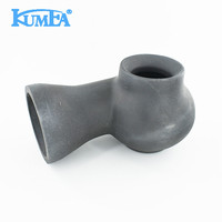 Buse vortex en carbure de silicium KUMEA, buse cyclonique SiC à filetage externe, embout de pulvérisation pour refroidissement et dépoussiérage pour épurateur humide