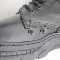 Bottes tactiques sur mesure de haute qualité pour hommes Bottes de combat en cuir noir pour hommes