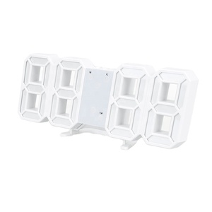 2025 New AY 3D LED Wall <strong>Clock</strong> Saat <strong>Digital</strong> Alarm <strong>Clocks</strong> <strong>Display</strong> 3 Brightness Levels Watches Nightlight Snooze Home Kitchen - Product Image 2