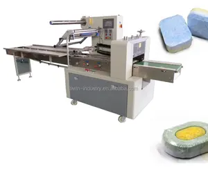 Automatic Flow Pack dishwasher tablet packaging machine Water soluble film packaging machine