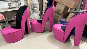 Fauteuil de Salon Meuble Moderne Design Créatif en Forme de <span class=keywords><strong>Chaussure</strong></span> à <span class=keywords><strong>Talon</strong></span> Haut - Product Image 4