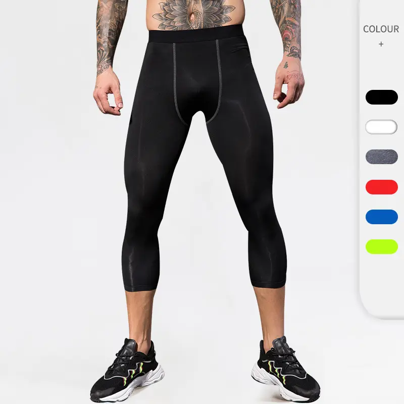 High Quality Essentials Men's Control Tech Thermal 3/4-Length Tight for WholeSale