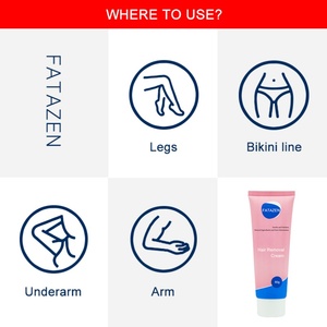 FATAZEN marca privada 5 minutos LÍNEA DE Bikini permanente orgánico crema depilatoria de pecho púbico crema depilatoria - Product Image 4
