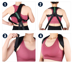 Gran oferta, correas de soporte de clavícula frontal, cinturón Corrector de postura ajustable/soporte correctivo de postura - Product Image 2