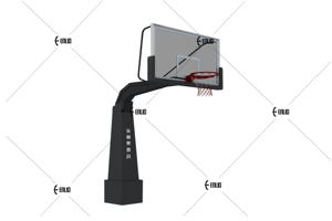 Cerceau de <span class=keywords><strong>basket</strong></span>-ball portable avec système de hauteur réglable et <span class=keywords><strong>base</strong></span> antidérapante Installation facile à la maison et au court Panneau arrière en verre trempé - Product Image 6