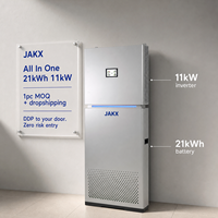 JAKX Système ESS intégré 21kWh 11kW, Centrale solaire de balcon avec stockage, Stockage domestique avec onduleur, Allemagne, Crédit fiscal IRA Solar