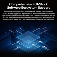 Carte de développement IA Edge Firefly CORE-6490JD4 Q6490A Qualcomm QCS6490 4G 8G RAM 64G Stockage Linux Ubuntu Robotique