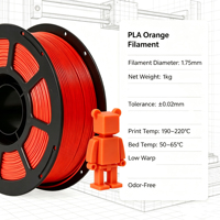 Meijimei PLA Basis Filament Staaf 1.75mm 220°C/190°C Stabiele Extrusie Geen Verstopping 50 Kleuren Vacuüm Verpakt Guangdong 3D Printers 5kg