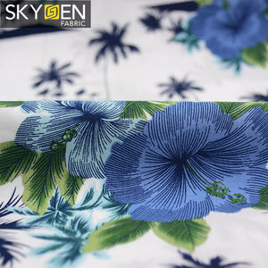 スカイゲンホットセール100織りコットンシャツトロピカルプリントタイハワイアンシーアイランドコットン生地 - Product Image 2