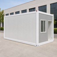 Nouvelle arrivée : maison préfabriquée en conteneur de 20 pieds ou 40 pieds, maison modulaire avec salle de bain, maisons miniatures uniques pour jardin ou bureau