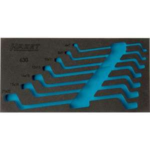 HAZET - 163-296L Inserto de espuma blanda de 2 componentes para 163-296/7 - EAN 4000896186693 TALLERES RODANTES BANDEJAS VACÍAS - Product Image 1